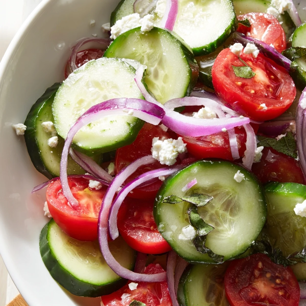 Italian Cucumber Salad