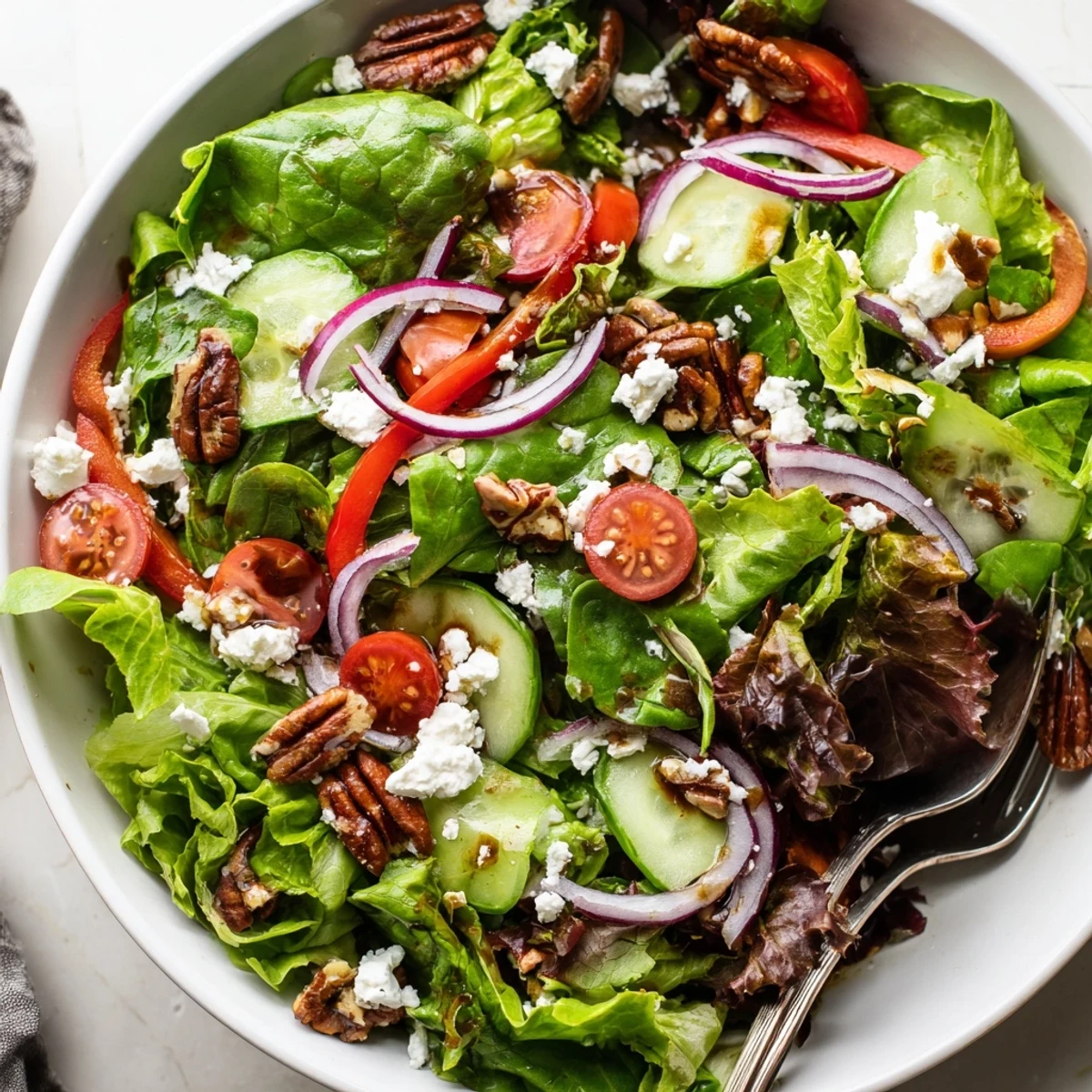 Spring Mix Salad with Fresh Greens