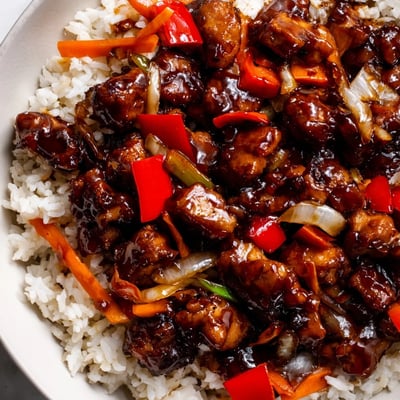 One Pan Korean BBQ Chicken Rice