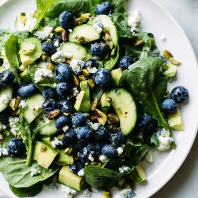 Blueberry Pistachio Spring Salad