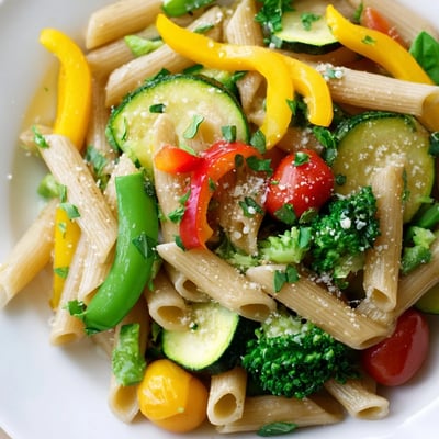 Pasta Primavera Italian Spring Vegetables