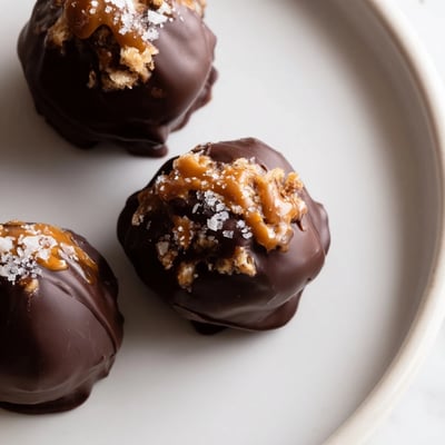 Salted Caramel Pretzel Cheesecake Balls