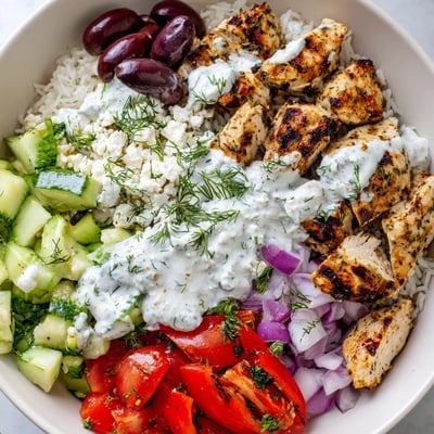 Greek Chicken Bowls